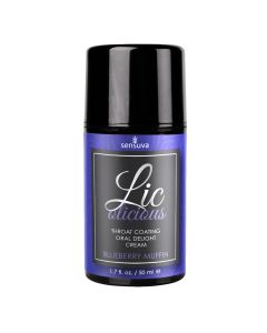 Sensuva - Lic-o-licious Oral Delight Creme Bosbessen Muffin 50 ml