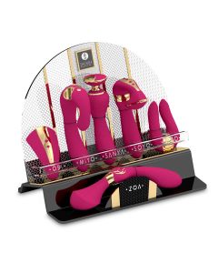 Shunga - Display Intimate Massagers Raspberry
