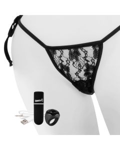The Screaming O - Charged Remote Control Panty Vibe Zwart