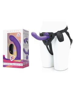 Pegasus - 6 Curved Realistic Silicone Peg with harness included