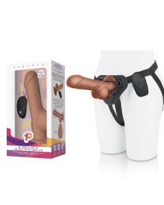 Pegasus - 8? Remote Control Realistic Silicone Dildo with Balls and Harness