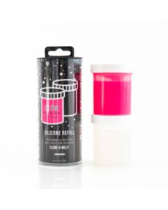 Clone-A-Willy - Refill Glow in the Dark Hot Pink Silicone