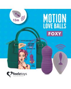 FEELZTOYS - OP AFSTAND BEDIENBARE BEWEGENDE LIEFDESBALLEN FOXY