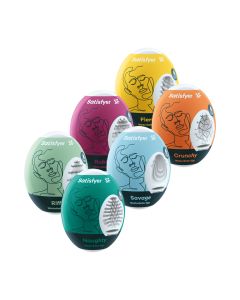 Satisfyer Masturbator Egg Set Assorti - 6 stuks