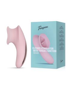 Clitoris Vibrator Met Tong - Roze