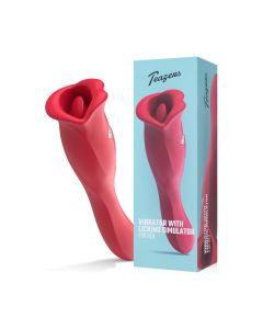 Teazers Vibrator met Likkende Clitoris Stimulator