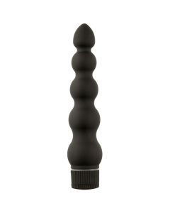 Doc Johnson - Black Magic Ribbed Vibe Vibrator - Zwart