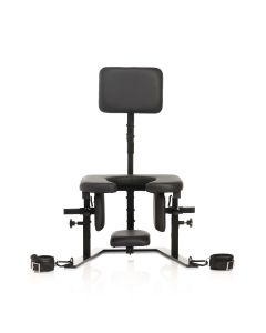 XR Brands - Pleasure Throne Orale Seks Stoel - Zwart