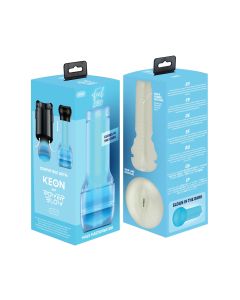 Kiiroo - FeelGlow Stroker - Glow-in-the-Dark Zwart