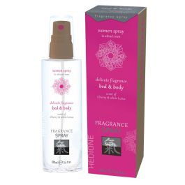 Feromonen Bed & Body Spray Voor Vrouwen - Kers & Witte Lotus