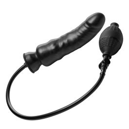 XR Brands - Renegade Opblaasbare Dildo - Zwart
