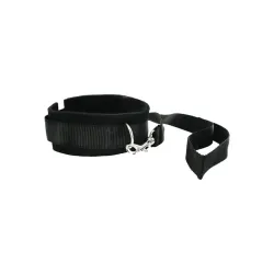 Riem en Halsband set - Zwart