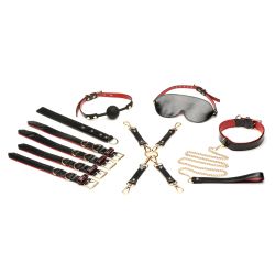XR Brands - Lover's Luxe Bondage Set - Zwart