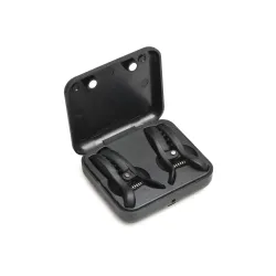 XR Brands - Dark Grip Vibrerende Tepelkemmen - Zwart