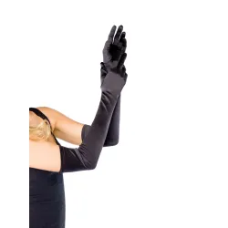 Leg Avenue - Extra Lange Satijnen Handschoenen