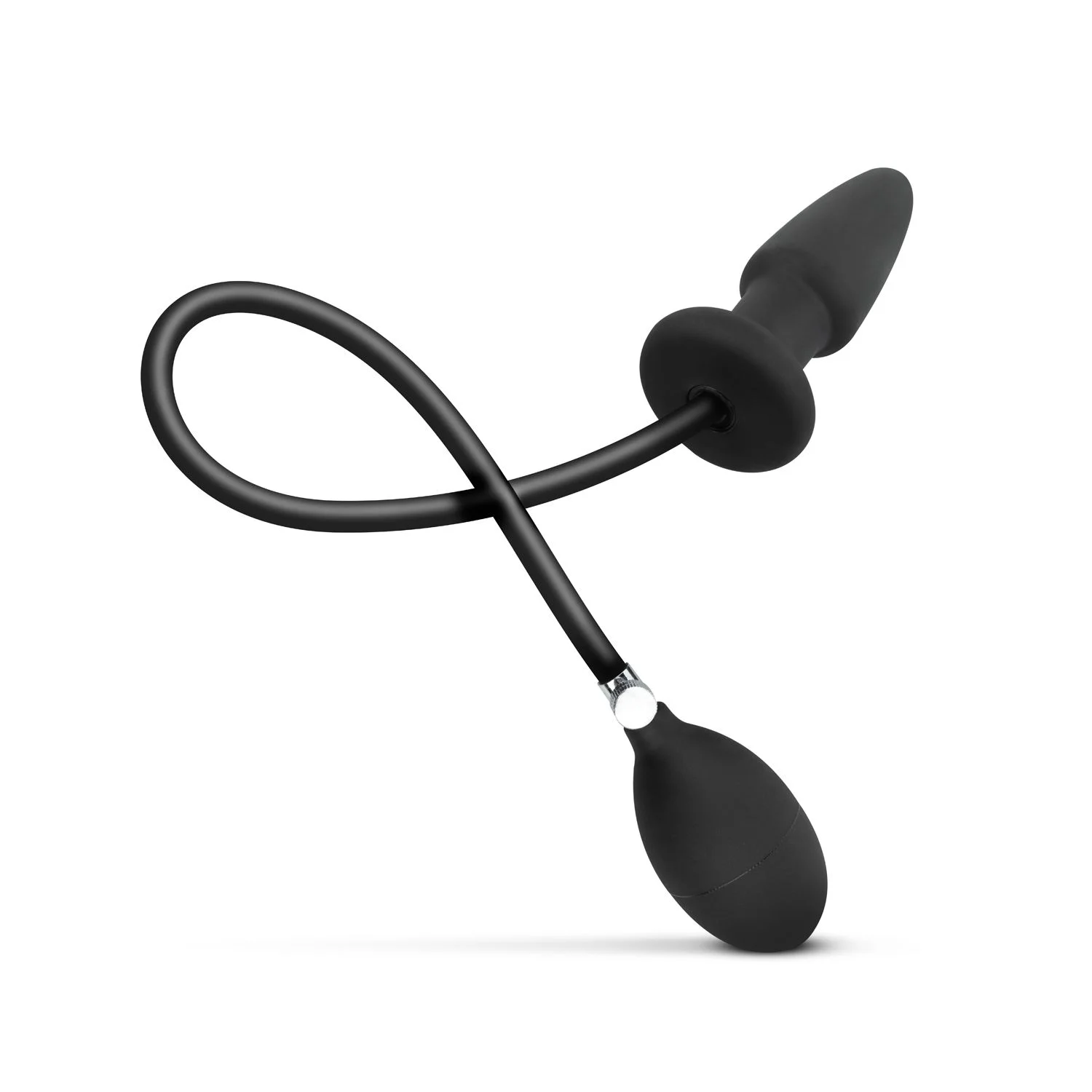 Opblaasbare Anaal Plug - Zwart