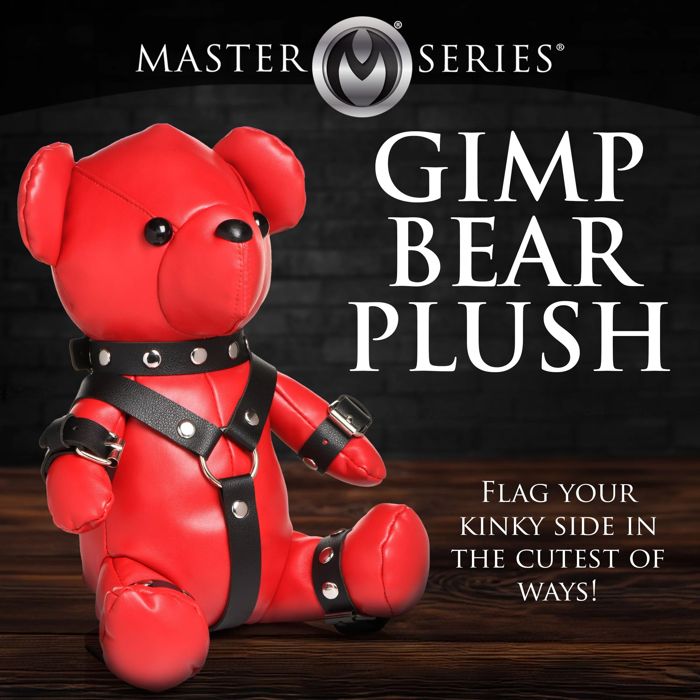 XR Brands - Gimp Bear - Rood