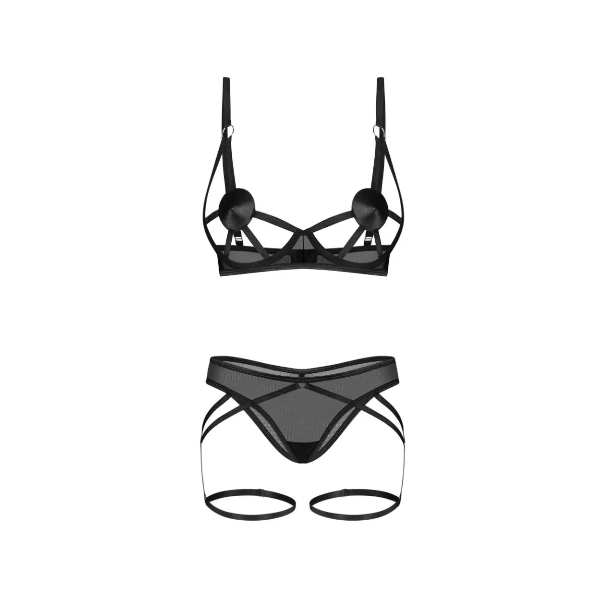 Obsessive – Euridia 2-delige Set – Zwart