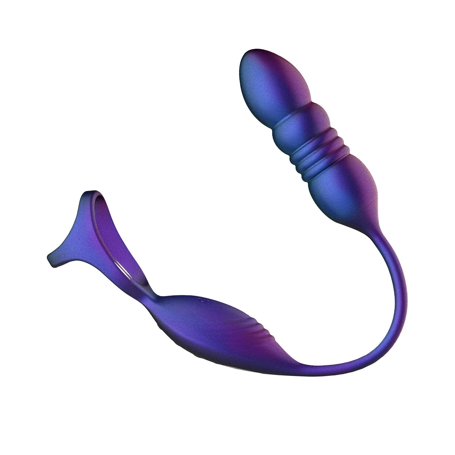 Hueman - Deep Impact Cock- & Ballring - Met Stotende Prostaatstimulator