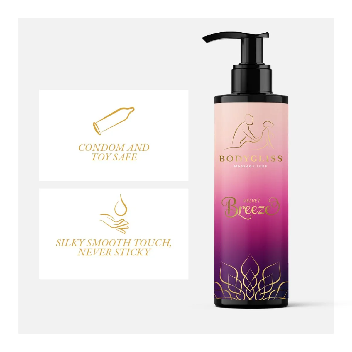 BodyGliss - Velvet Breeze Massageglijmiddel - 150 ml