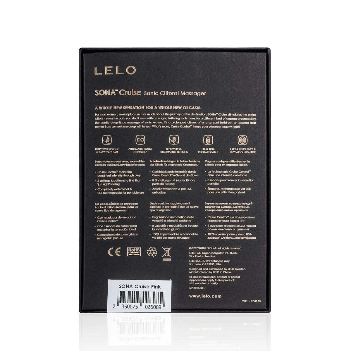 LELO - Sona Luchtdrukvibrator - Roze