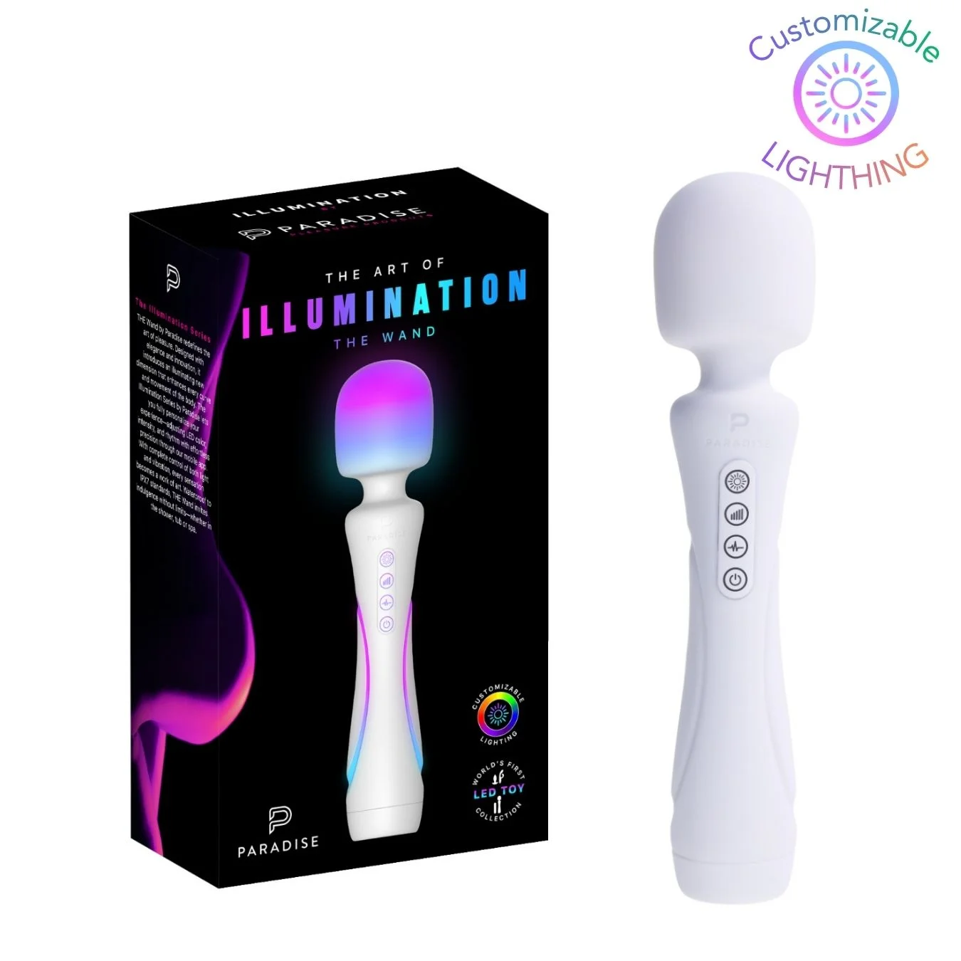 Paradise Pleasure Products - Illumination The Wand - Wit