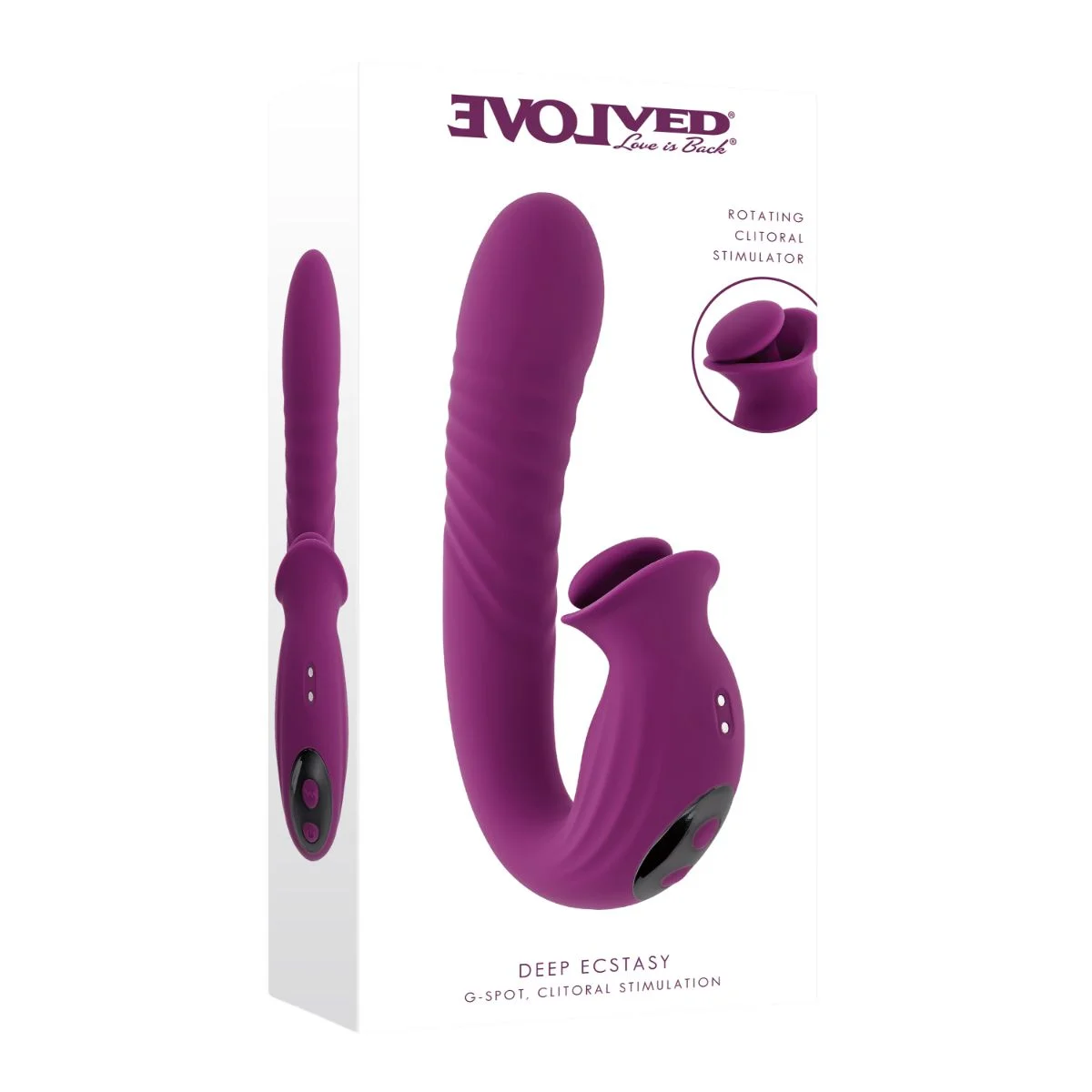 Evolved - Deep Ecstasy Rabbit Vibrator - Magenta