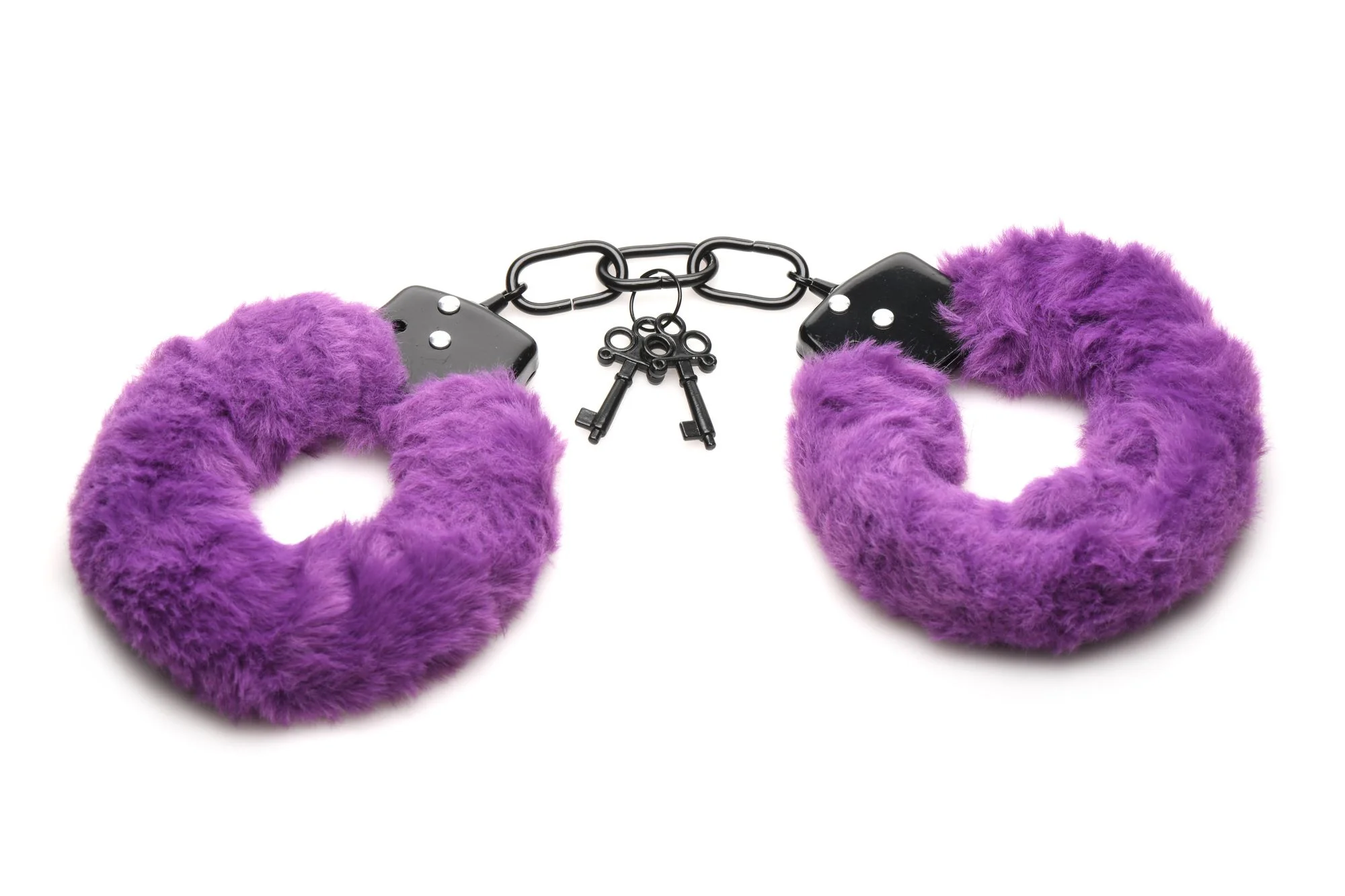 XR Brands - Cuffed In Fur Handboeien - Paars
