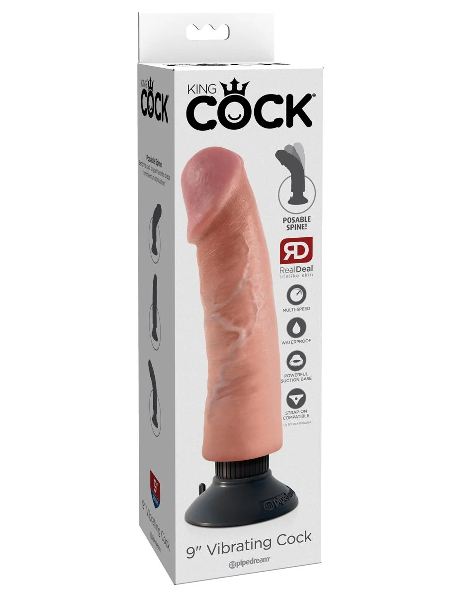 King Cock Vibrerende Dildo - 20 cm