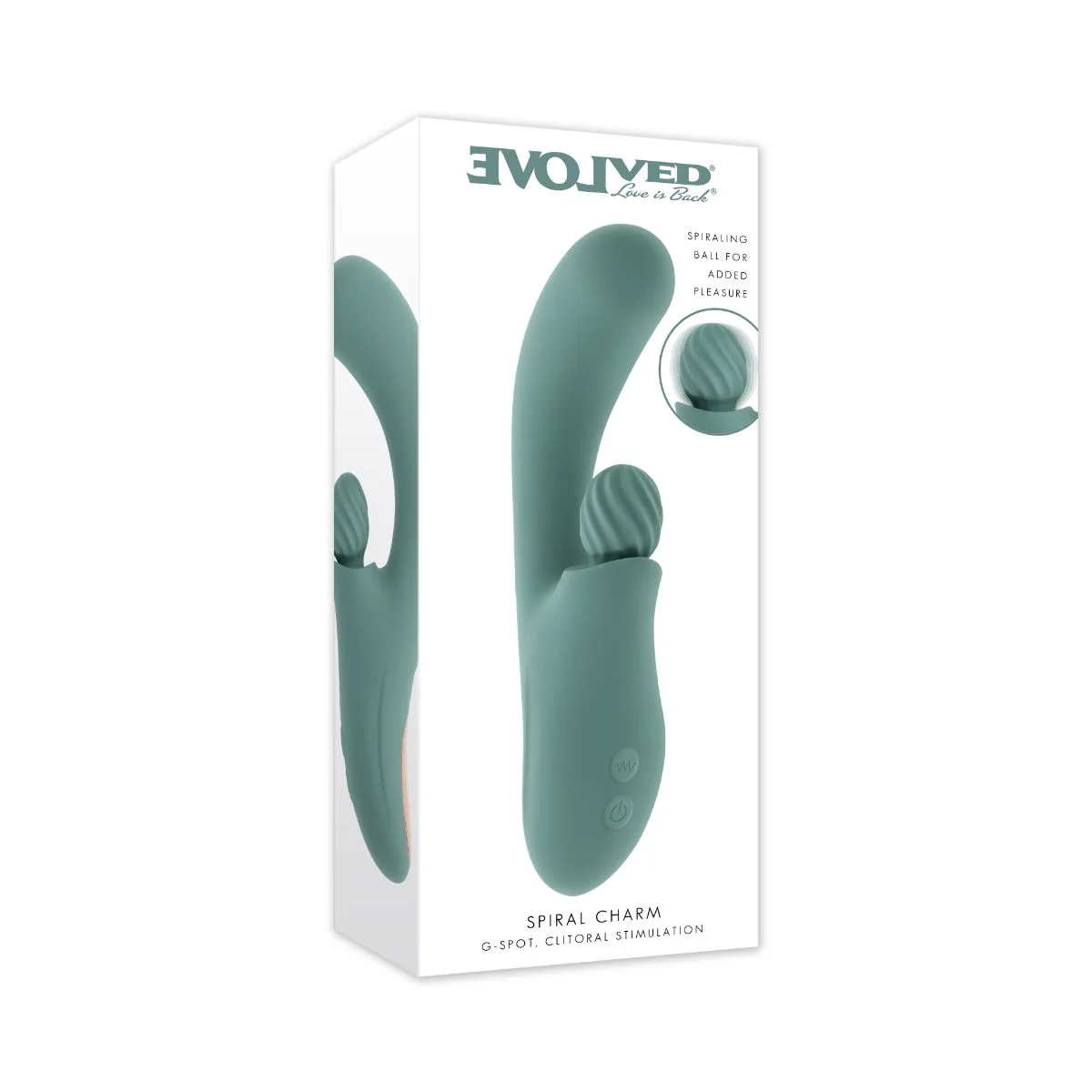 Evolved - Spiral Charm Clitorisvibrator - Groen