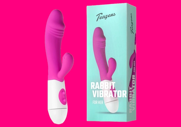 Teazers Realistische Rabbit Vibrator - Roze